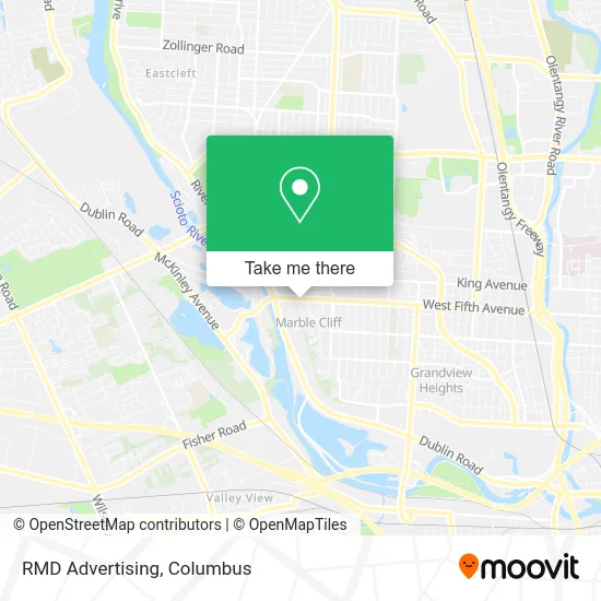 RMD Advertising map