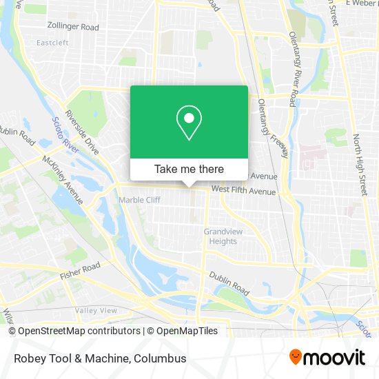 Robey Tool & Machine map