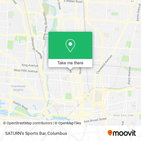 SATURN's Sports Bar map