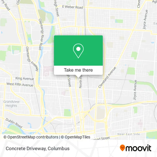 Mapa de Concrete Driveway