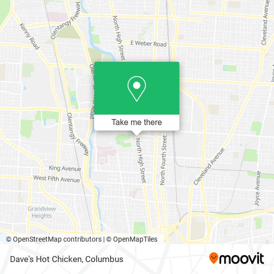 Dave's Hot Chicken map