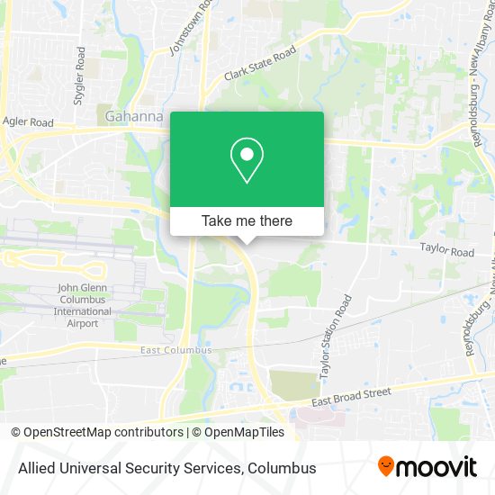 Allied Universal Security Services map