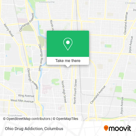 Ohio Drug Addiction map