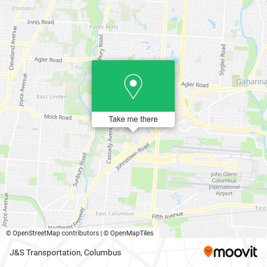 J&S Transportation map