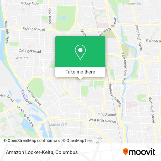 Amazon Locker-Keita map