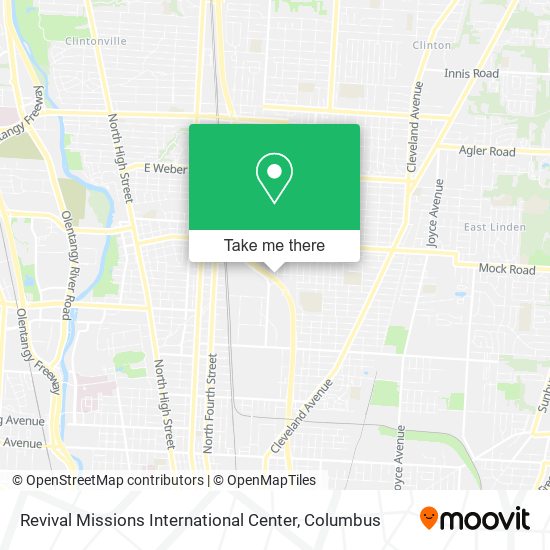 Mapa de Revival Missions International Center