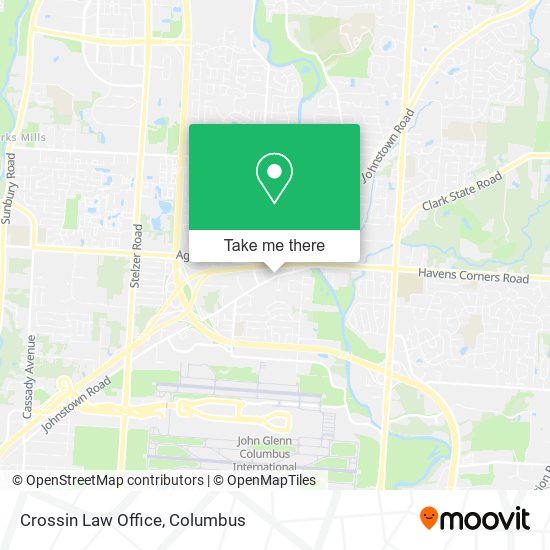 Crossin Law Office map