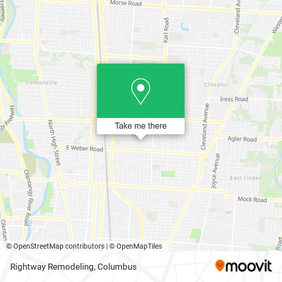Rightway Remodeling map