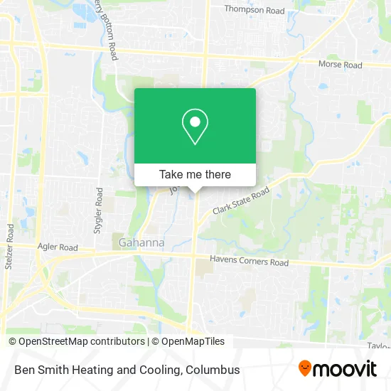 Ben Smith Heating and Cooling map