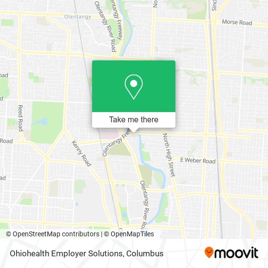 Ohiohealth Employer Solutions map