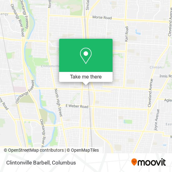 Clintonville Barbell map