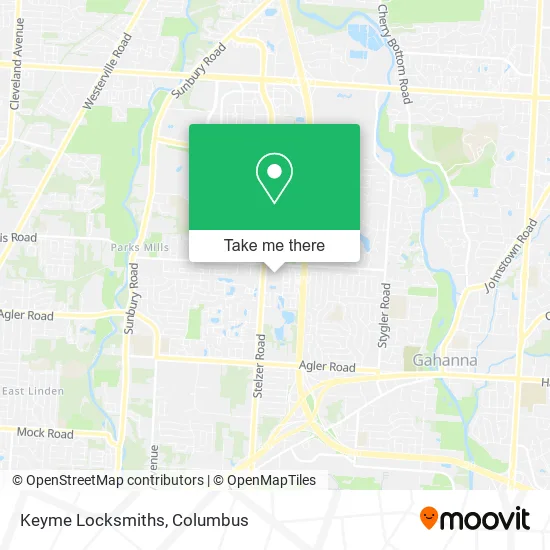 Keyme Locksmiths map