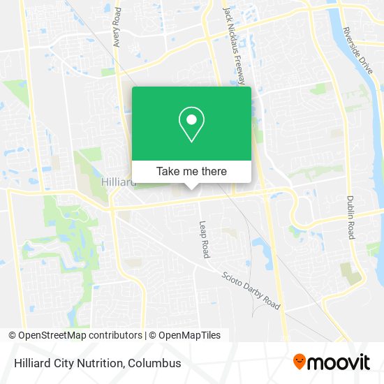 Mapa de Hilliard City Nutrition