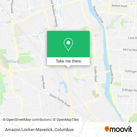 Amazon Locker-Maverick map
