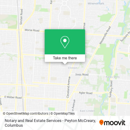 Mapa de Notary and Real Estate Services - Peyton McCreary