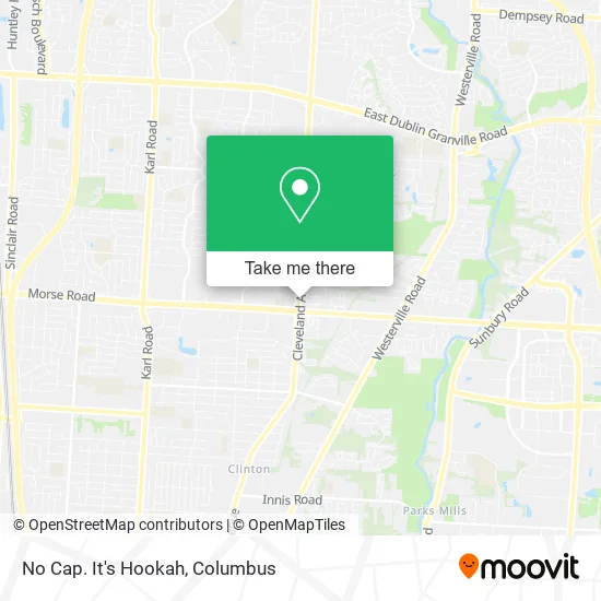 Mapa de No Cap. It's Hookah