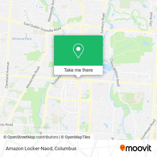 Mapa de Amazon Locker-Naod