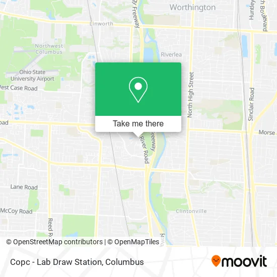 Copc - Lab Draw Station map