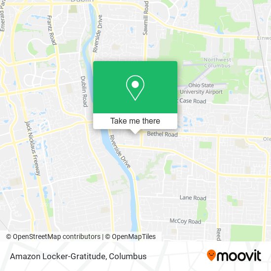 Mapa de Amazon Locker-Gratitude