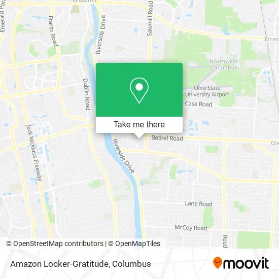Mapa de Amazon Locker-Gratitude