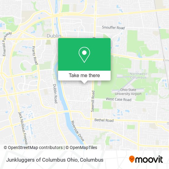 Junkluggers of Columbus Ohio map