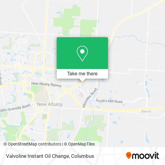 Mapa de Valvoline Instant Oil Change