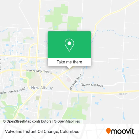 Valvoline Instant Oil Change map