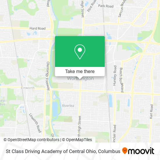 St Class Driving Academy of Central Ohio map
