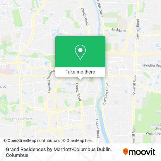 Grand Residences by Marriott-Columbus Dublin map