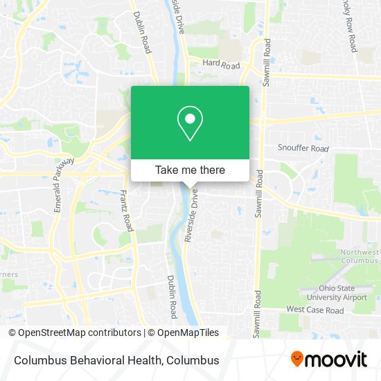 Columbus Behavioral Health map