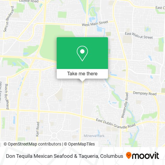 Mapa de Don Tequila Mexican Seafood & Taqueria