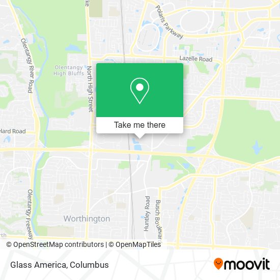 Mapa de Glass America