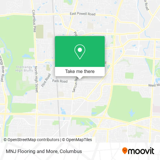 MNJ Flooring and More map