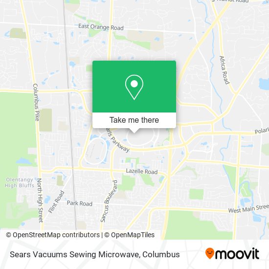 Sears Vacuums Sewing Microwave map