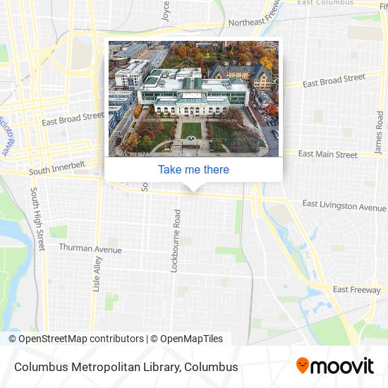 Columbus Metropolitan Library map
