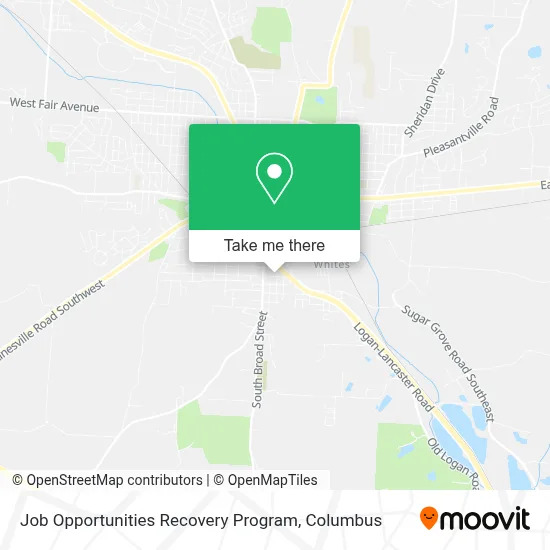 Job Opportunities Recovery Program map