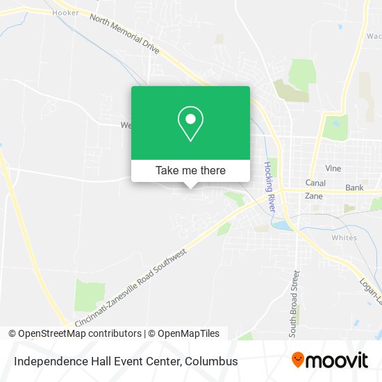 Mapa de Independence Hall Event Center