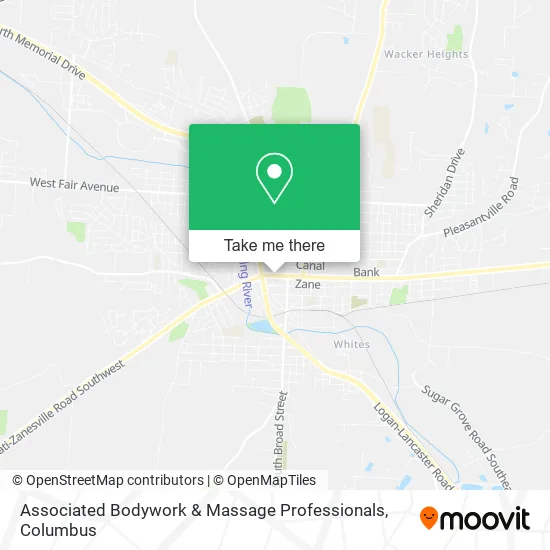 Associated Bodywork & Massage Professionals map