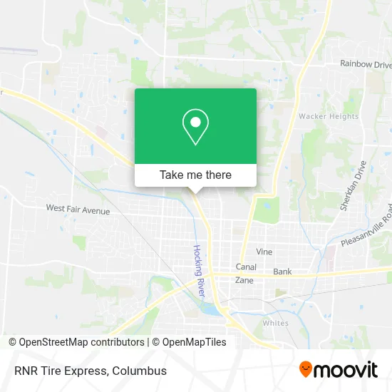 RNR Tire Express map