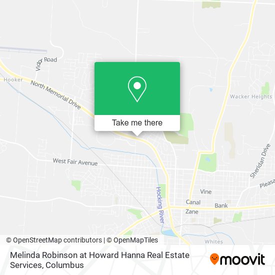 Mapa de Melinda Robinson at Howard Hanna Real Estate Services