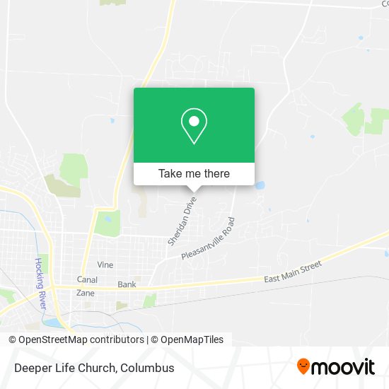 Deeper Life Church map