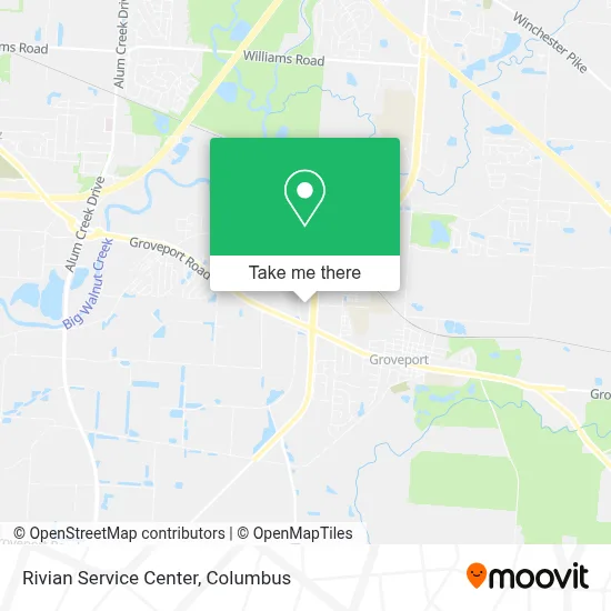 Rivian Service Center map
