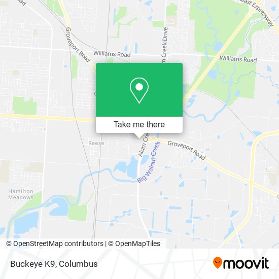 Mapa de Buckeye K9
