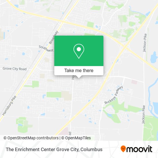 The Enrichment Center Grove City map