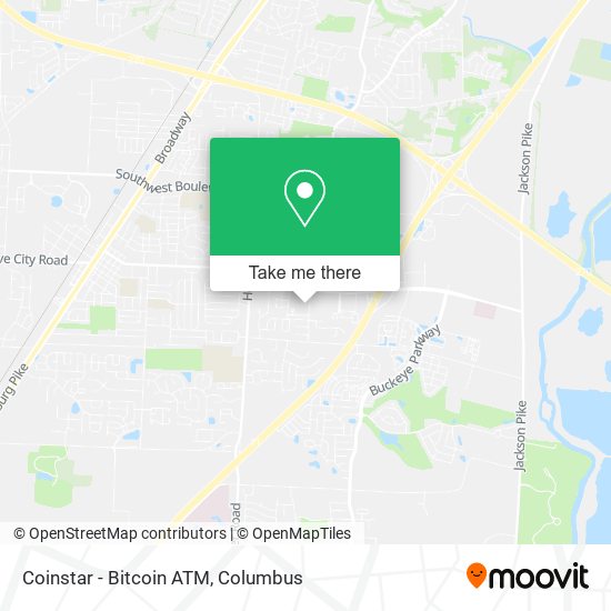 Mapa de Coinstar - Bitcoin ATM