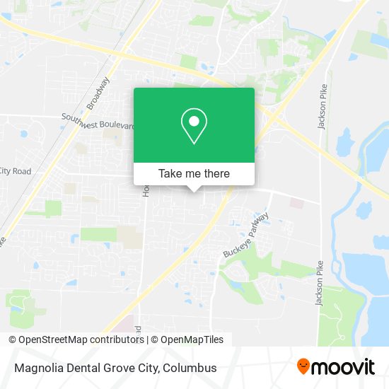 Magnolia Dental Grove City map