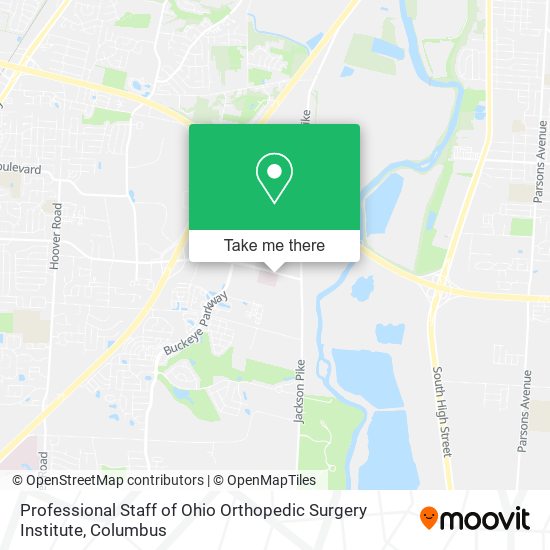 Mapa de Professional Staff of Ohio Orthopedic Surgery Institute