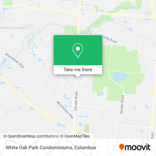 White Oak Park Condominiums map
