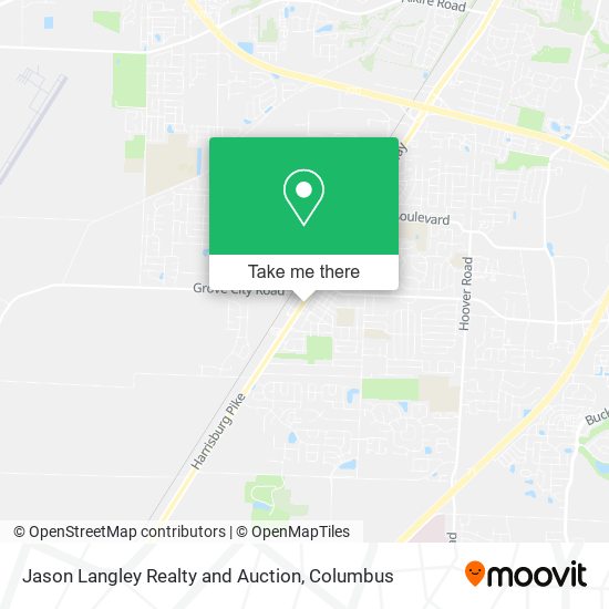 Jason Langley Realty and Auction map