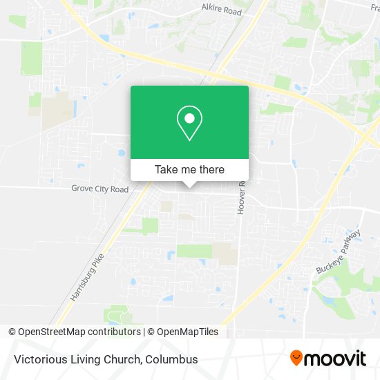 Victorious Living Church map